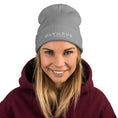 Load image into Gallery viewer, Olympus Beanie White Logo
