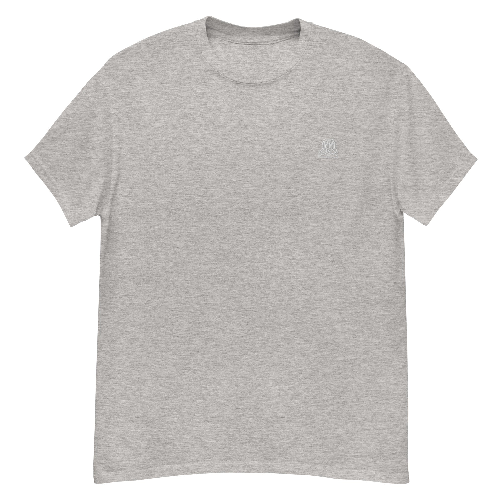 Olympus Men's Embroidered T-Shirt White Logo