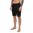 Load image into Gallery viewer, Olympus Men's Black Fleece Shorts White Text Logo
