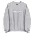 Load image into Gallery viewer, Olympus Women's Printed Crewneck White Text Logo
