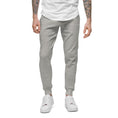 Load image into Gallery viewer, Olympus Men's Grey Fleece Sweatpants White Text Logo
