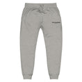 Load image into Gallery viewer, Olympus Women's Grey Fleece Sweatpants Black Text Logo
