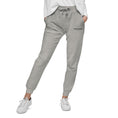 Load image into Gallery viewer, Olympus Women's Grey Fleece Sweatpants Black Text Logo
