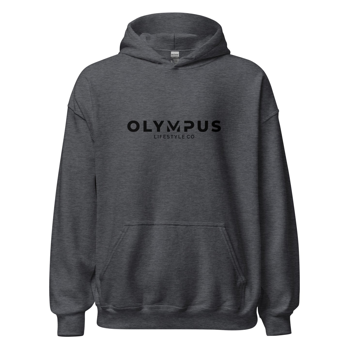 Olympus Women's Printed Hoodie Black Text Logo