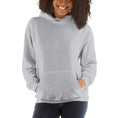 Load image into Gallery viewer, Olympus Women's Embroidered Hoodie White Logo
