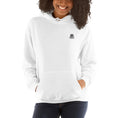 Load image into Gallery viewer, Olympus Women's Embroidered Hoodie Black Logo
