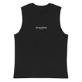 Load image into Gallery viewer, Olympus Women's Embroidered Muscle Shirt White Text Logo
