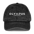 Load image into Gallery viewer, Olympus Vintage Style Cap White Logo
